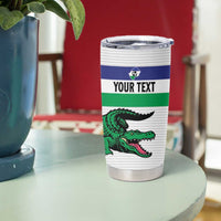 Custom Lesotho Football Tumbler Cup Likuena For Victory