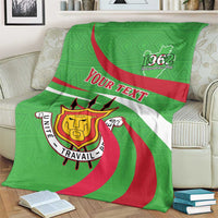 Personalized Burundi Independence Day Blanket Coat Of Arms With Map