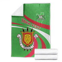 Personalized Burundi Independence Day Blanket Coat Of Arms With Map