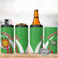Personalized Burundi Independence Day 4 in 1 Can Cooler Tumbler Coat Of Arms With Map