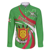 Personalized Burundi Independence Day Family Matching Short Sleeve Bodycon Dress and Hawaiian Shirt Coat Of Arms With Map