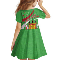 Personalized Burundi Independence Day Family Matching Tank Maxi Dress and Hawaiian Shirt Coat Of Arms With Map