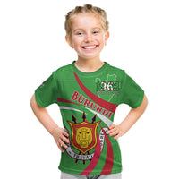 Personalized Burundi Independence Day Kid T Shirt Coat Of Arms With Map