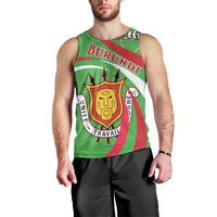 Personalized Burundi Independence Day Men Tank Top Coat Of Arms With Map