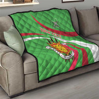 Personalized Burundi Independence Day Quilt Coat Of Arms With Map