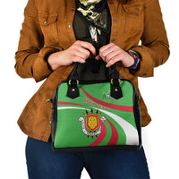 Personalized Burundi Independence Day Shoulder Handbag Coat Of Arms With Map
