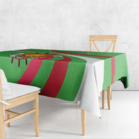 Personalized Burundi Independence Day Tablecloth Coat Of Arms With Map