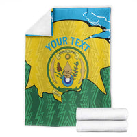 Personalized Rwanda Blanket Coat Of Arms Imigongo Pattern - Sporty Style