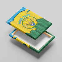 Personalized Rwanda Canvas Wall Art Coat Of Arms Imigongo Pattern - Sporty Style