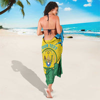 Personalized Rwanda Sarong Coat Of Arms Imigongo Pattern - Sporty Style
