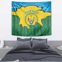 Personalized Rwanda Tapestry Coat Of Arms Imigongo Pattern - Sporty Style
