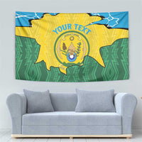 Personalized Rwanda Tapestry Coat Of Arms Imigongo Pattern - Sporty Style