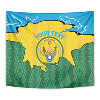 Personalized Rwanda Tapestry Coat Of Arms Imigongo Pattern - Sporty Style