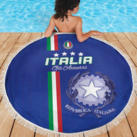 Italy Football Beach Blanket Come On Gli Azzurri - Wonder Print Shop