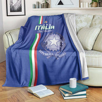 Italy Football Blanket Come On Gli Azzurri - Wonder Print Shop