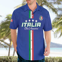 Custom Italy Football Hawaiian Shirt Come On Gli Azzurri - Wonder Print Shop