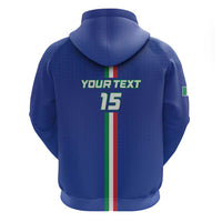 Custom Italy Football Hoodie Come On Gli Azzurri - Wonder Print Shop