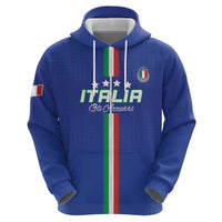 Custom Italy Football Hoodie Come On Gli Azzurri - Wonder Print Shop
