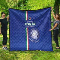 Italy Football Quilt Come On Gli Azzurri - Wonder Print Shop