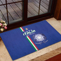 Italy Football Rubber Doormat Come On Gli Azzurri - Wonder Print Shop