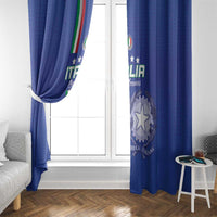 Italy Football Window Curtain Come On Gli Azzurri - Wonder Print Shop