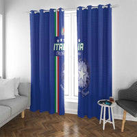 Italy Football Window Curtain Come On Gli Azzurri - Wonder Print Shop