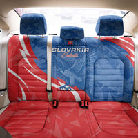 Slovakia Football Back Car Seat Cover Come On Sokoli - Wonder Print Shop