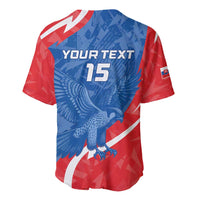 Custom Slovakia Football Baseball Jersey Come On Sokoli - Wonder Print Shop