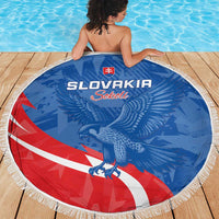 Slovakia Football Beach Blanket Come On Sokoli - Wonder Print Shop
