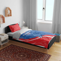 Slovakia Football Bedding Set Come On Sokoli - Wonder Print Shop