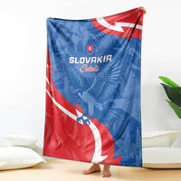 Slovakia Football Blanket Come On Sokoli - Wonder Print Shop