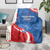 Slovakia Football Blanket Come On Sokoli - Wonder Print Shop