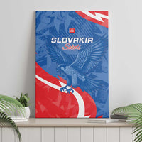 Slovakia Football Canvas Wall Art Come On Sokoli - Wonder Print Shop