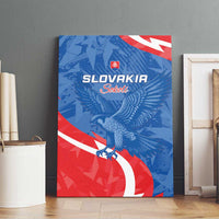 Slovakia Football Canvas Wall Art Come On Sokoli - Wonder Print Shop