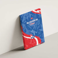 Slovakia Football Canvas Wall Art Come On Sokoli - Wonder Print Shop