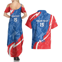 Custom Slovakia Football Couples Matching Summer Maxi Dress and Hawaiian Shirt Come On Sokoli - Wonder Print Shop