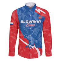 Custom Slovakia Football Family Matching Puletasi and Hawaiian Shirt Come On Sokoli - Wonder Print Shop