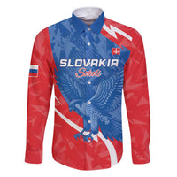 Custom Slovakia Football Family Matching Short Sleeve Bodycon Dress and Hawaiian Shirt Come On Sokoli - Wonder Print Shop