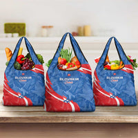 Slovakia Football Grocery Bag Come On Sokoli - Wonder Print Shop