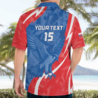 Custom Slovakia Football Hawaiian Shirt Come On Sokoli - Wonder Print Shop