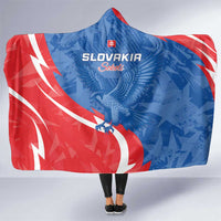 Slovakia Football Hooded Blanket Come On Sokoli - Wonder Print Shop
