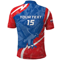 Custom Slovakia Football Polo Shirt Come On Sokoli - Wonder Print Shop