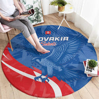 Slovakia Football Round Carpet Come On Sokoli - Wonder Print Shop