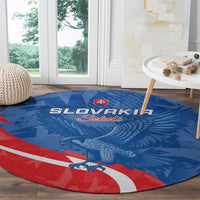 Slovakia Football Round Carpet Come On Sokoli - Wonder Print Shop