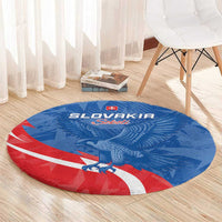Slovakia Football Round Carpet Come On Sokoli - Wonder Print Shop