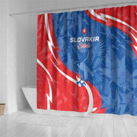 Slovakia Football Shower Curtain Come On Sokoli - Wonder Print Shop