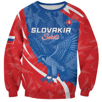 Custom Slovakia Football Sweatshirt Come On Sokoli - Wonder Print Shop