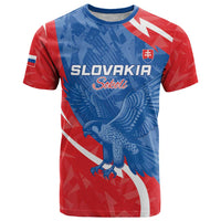 Custom Slovakia Football T Shirt Come On Sokoli - Wonder Print Shop