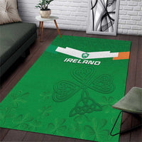 Ireland Rugby Area Rug Celtics Shamrock - Wonder Print Shop