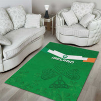 Ireland Rugby Area Rug Celtics Shamrock - Wonder Print Shop